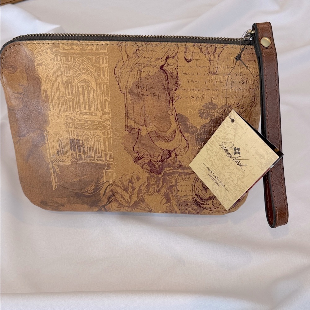 PATRICA NASH Italia sketchbook Cassini wristlet purse no with tags